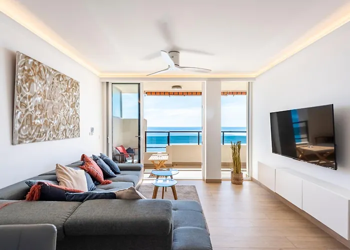 Beachfront -- New Luxury -- 1ª Linea Playa -- Center -- Private Parking -- Panoramic Sea Views --